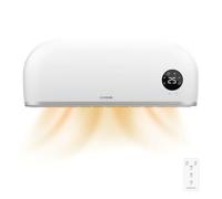 Cecotec Calefactor cerámico de baño ReadyWarm 2000 Max Box Ceramic con 2000 W, pantalla LED, mando a distancia y protección IPX2, 20 m2