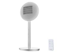 Cecotec Calefactor Cerámico de Pie con Mando a Distancia ReadyWarm 2100 Sun. 2000W, 2 Potencias, Bajo Consumo, Pantalla LED, Control Táctil, Termostato Ajustable, Oscilación Automática