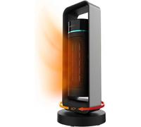 Cecotec Calefactor Cerámico de Pie ReadyWarm 2000 Max Ceramic Rotate Design, 2000 W, Ceramic Technology, Oscilación 40º, 3 Modos de Funcionamiento, Termostato Regulable, Sistema de Seguridad