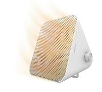 Cecotec Calefactor Cerámico de Sobremesa ReadyWarm 1500 Max Ceramic Design White, 1500 W, Termostato Regulable y 3 Modos de Funcionamiento, Área de Cobertura de 15m2