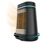 Cecotec Calefactor Cerámico de Sobremesa ReadyWarm 1550 Max Ceramic Rotate Black. 1500 W, Manual Oscilación, Termostato Regulable y 3 Modos de Funcionamiento, Negro