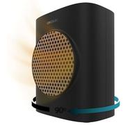 Cecotec Calefactor Cerámico de Sobremesa ReadyWarm 1570 Max Ceramic Rotate Smart. 1500 W, Ceramic Technology, Pantalla Táctil, Termostato RegulableNegro | Oscilación