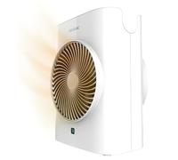 Cecotec Calefactor Eléctrico Bajo Consumo con Mando ReadyWarm 2070 Max Force Smart White. Termoventilador de 2000W, 2 Niveles de Potencia, 3 Modos, Ligero, Pantalla LED, Autoapagado