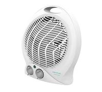 Cecotec Calefactor Eléctrico de Baño Bajo Consumo Ready Warm 9790 Force. Termoventilador, 2000 W en 2 Niveles, Termostato Regulable, 3 Modos, Sistema de Seguridad, 20 m2