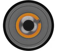 Cecotec Calefactor Eléctrico de Exterior de Techo ReadyWarm 1500 Power Ceiling. 1500 W, Tecnología Halógena, Protección IP65, Mando a Distancia, Área de Cobertura 10 m2