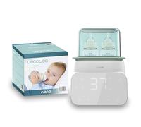 Cecotec Calienta Biberones Nana BabyCare Double BottleWarmer, 4 Modos, Cestillo para el Biberón, Libre de BPA, Seguro para Almacenar Agua, Leche y Alimentos
