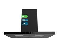 Cecotec campana extractora en forma de t bolero flux tt 704400 black a