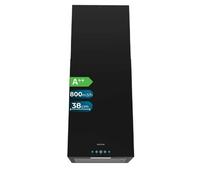 Cecotec Campana isla Bolero Flux ICT 388000 negra 38cm 800m3/h control táctil LED