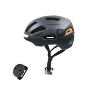 Cecotec Casco Urbano para Bicicleta y Patinete Talla L-XL Ajustable BrainGuard Flash S-M. Intermitentes y Luz Trasera Bluetooth, Luz Frontal, Ligero, Carga Mediante USB-C, Ventilación Optimizada, Gris