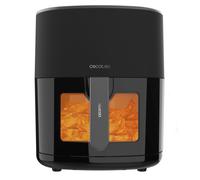 Cecotec Freidora de Aire 6,5 L Cecofry Fantastik Window 6500 Total | Potencia de 1700 W, Pantalla Digital, Ventana de Visualización, Diseño Dietético, Tecnología PerfectCook, 12 Menús