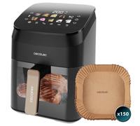 Cecotec Cecofry&Grill Smokin' 4500 Freidora De Aire 4.5L 1900 W Negro + 150 Papeles