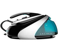 Cecotec Centro de Planchado Fast&Furious 8050 X-Treme. 3000 W, 10 Bares de Presión, Revestimiento de óxido de Titanio, Golpe de vapor de 625 g/min, 155 g/min de vapor continuo, Negro; Gris; Azul