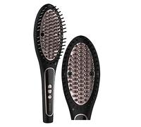Cecotec Cepillo Alisador de Cerámica Bamba InstantCare PerfectBrush. 61 W, Revestimiento de Queratina y Aceite de Argán e Ion real, Temperatura Regulable 140º- 220ºC, Autoapagado