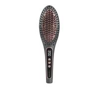 Cecotec Cepillo Alisador de Cerámica y Extracto de Aguacate InstantCare Smooth Brush. Ion Real, Temperatura Regulable 140 ºC - 220 ºC, Todo Tipo de Cabellos, Pantalla Digital, Sistema Autoapagado