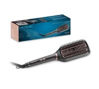 Cecotec Cepillo Alisador Eléctrico - Forma Cuadrada InstantCare SquareBrush. 50W, Temperatura Regulable (130-210ºC), Revestimiento de Cerámica, Generador de Iones y Cable Giratorio 360º