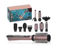 Cecotec Cepillo de Aire 10 Accesorios CeramicCare 10in1 AirBrush. 1200W, Secador, Alisador, Rizador, Voluminizador, Difusor, Pantalla, Función Iónica, Revestimiento de Cerámica, Control Temperatura