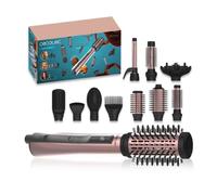 Cecotec Cepillo de Aire 10 Accesorios CeramicCare 10in1 AirBrush. 1200W, Secador, Alisador, Rizador, Voluminizador, Difusor, Pantalla, Función Iónica, Revestimiento de Cerámica, Control Temperatura