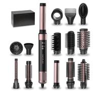 Cecotec Cepillo de Aire 14 Cabezales CeramicCare 14in1 AirGlisse Black | 1400W, Moldeador Multifunción, Secador, Alisador, Motor Digital, Tecnología Coanda, Elimina el Frizz, 3 Temperaturas