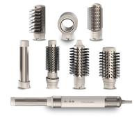 Cecotec Cepillo de Aire 8 Cabezales CeramicCare AirGlisse Champagne | 1400W, Moldeador Multifunción, Secador, Alisador, Motor Digital, Tecnología Coanda, Elimina el Frizz, 3 Temperaturas