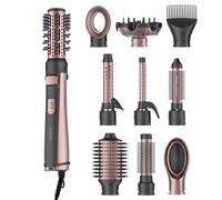 Cecotec Cepillo de Aire Moldeador con 10 Cabezales CeramicCare 10in1 AirBrush Gyro. 1100W, Función Rotativa, Tecnología Iónica, Revestimiento Cerámico, 3 Modos de Velocidad y Temperatura, Punta Fría