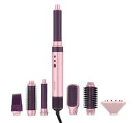 Cecotec Cepillo de Aire Moldeador Multifunción AirGlisse 8in1 CottonCandy | 8 Accesorios, 1400W, 110000RPM, Tecnología Coanda, Elimina el Frizz, Tecnología Iónica, Cabezales de Cerámica y Keratina