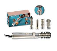Cecotec Cepillo de Aire Rotativo con 5 Cabezas CeramicCare 5in1 AirBrush Gyro. 1100W, Seca, Riza, Moldea y Da Volumen, Revestimiento de Cerámica, Función Iónica, Punta Fría, 3 Modos Temperatura