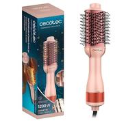 Cecotec Cepillo de Aire Voluminizador CeramicCare Single Peach. 1200W, Desenreda, Seca, Da Volumen, Alisa y Ondula, Revestimiento Cerámico con Queratina y Aceite de Argán, 3 Modos