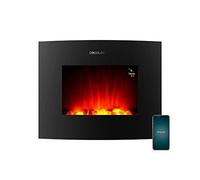 Cecotec ReadyWarm 2650 Curved Flames Connected Interior Chimenea eléctrica de pared Eléctrico Negro