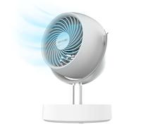 Cecotec Circulador de Sobremesa EnergySilence 800 Cyclone Desk Portable, Motor DC con 10 W, 6 Pulgadas, Potente batería 4000mAh, 5 Velocidades, Oscilación automática de 60º