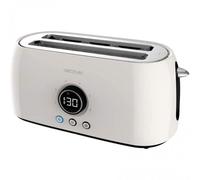 Cecotec Tostadora Digital ClassicToast 15000 Beige Extra Double. 1500 W, Capacidad para 4 Tostadas, 2 Ranuras Largas extraanchas, 3 Funciones, Luz LED, Incluye Varillas superiores