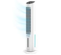 Cecotec Climatizador Evaporativo EnergySilence 2000 SkyCool. 60W, Depósito de 3L, Compatible con Aceites esenciales, 3 Velocidades, Oscilación de 50º, Asa en la Parte superior