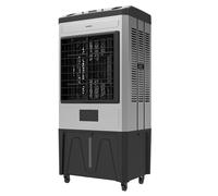 Cecotec Ventilador de Pie Silencioso con Mando Airindustry 60000. 200W, Depósito 60L, Flujo de Aire 6000m³/h, 3 Velocidades, Fácil Uso, Ruedas Multidireccionales, Oscilación Ajustable, Robusto