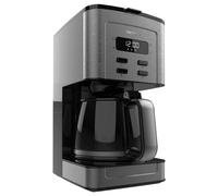 Cecotec Coffee 56 Time Cafetera de Goteo Digital 12 Tazas Acero Inoxidable Oscuro