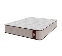 Cecotec Colchón Híbrido Flow 6900 Hybrid 90x200. Multicapa, Núcleo de Muelles Ensacados SpringCore y Viscoelástica ViscoCare, Altura 28 cm, Firmeza Medio Alta, SeparateMuv & BreathSoft