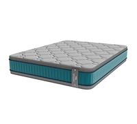 Cecotec Colchón Híbrido Flow 8990 Hybrid 140x190. Multicapa, Núcleo de Muelles Ensacados SpringCore y Viscoelástica ViscoCare+, Altura 32 cm, Firmeza Medio Alta, SeparateMuv & BreathSoft+