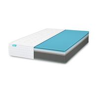 Cecotec Colchón Híbrido Flow HybridLuxe Fresh 6900 180x200. Multicapa, Altura 31 cm, Núcleo de muelles ensacados, Firmeza Media-Alta, Capas de Viscoelástica, Fibra e Hiper Soft