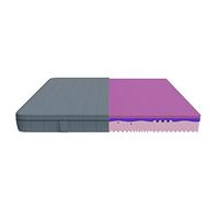 Cecotec Colchón Viscoelástico y Enfundable Flow Genuine + 135x190. 3 Capas, Altura 28 cm, Firmeza Alta, Núcleo Perfilado de Espuma HRC2+, MorphoAdapt+, SoftFresh & EasyClean