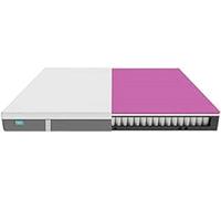 Cecotec Colchón Viscoelástico y Enfundable Flow Hybrid + 180x190. Muelles Ensacados SpringCore, Altura 25 cm, Firmeza Alta, SeparateMuv, MorphoAdapt, Fresh & EasyClean