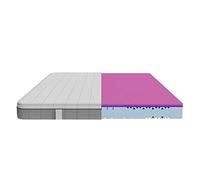 Cecotec Colchón Viscoelástico y Enfundable Flow Two 150x190. 3 Capas, Altura 21 cm, Firmeza Alta, Núcleo Perfilado de Espuma HRC+, MorphoAdapt, SoftFresh & EasyClean