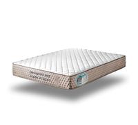 Cecotec Colchón Viscoelástico y Muelles Ensacados Flow 6790 Hybrid 150x190. Multicapa, Altura 26cm, Firmeza Alta, Independencia de Lechos, Transpirabilidad, Doble Cara para Invierno y Verano