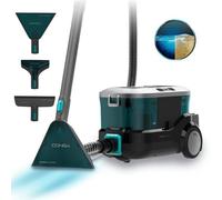 Cecotec Limpiador Aspirador de Tapicerías y Alfombras, Aspiradora de Trineo Conga CarpetClean 10000 EasyHome. 800W, Depósito de Agua Limpia 3L y Agua Sucia 1,5L, Multisuperficie, Kit Accesorios