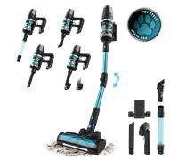 Cecotec Aspiradora Escoba sin Cable Conga Rockstar 9500 Lunar Pet Flex. 750W, Potencia de Succión 300 AW, Autonomía 90mins, Cepillo Hairless, 4 Modos: Eco, Medio, High, Auto
