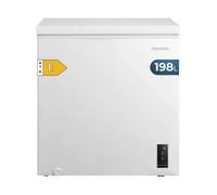 Cecotec Congelador Horizontal 198L Bolero CoolMarket Chest 198P White E. Cesta con Asas, Control Electrónico LED