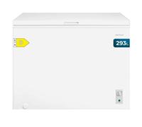 Cecotec Congelador Horizontal 293L Bolero CoolMarket Chest 293M White D. Cesta con Asas, Control Mecánico LED
