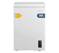 Cecotec Congelador Horizontal 99L Bolero CoolMarket Chest 99P White E. Cesta con Asas, Control Electrónico LED