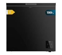 Cecotec Congelador Horizontal De 199 L Bolero Coolmarket Chest 199 Black E. Acabado En Negro, 83,5 cm De Alto, Compresor Inverter Plus Y Modo Fast Freezing