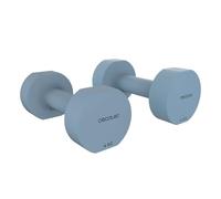 Cecotec conjunto de 2 mancuernas de 4 kg cada una, drumfit 400 doublen
