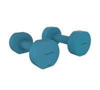 Cecotec Conjunto de 2 Mancuernas de 5 Kg cada una, Drumfit 500 DoubleNeo, Recubrimiento de neopreno, Diseño compacto y anti-rodamiento, Entrenamiendo de fuerza, movilidad, equilibrio y resistencia
