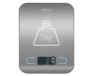 Cecotec CookControl 8000 Báscula de Cocina de Precisión Digital Acero Inoxidable