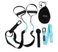 Cecotec Correas de Entrenamiento - Suspensión - TST DrumFit TST Total Suspension Trainer. Entrenamiento Funcional mediante el Peso Corporal, Diseño Compacto, Incluye Bolsa de Transporte